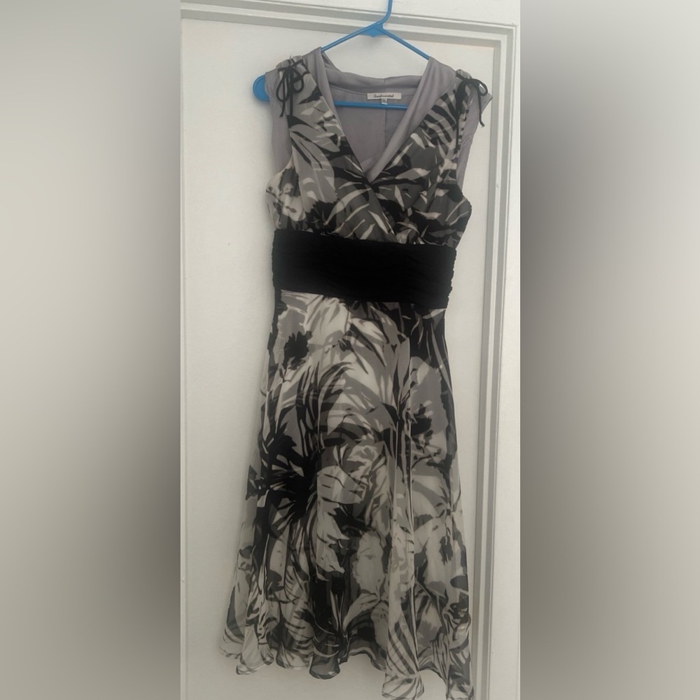 Black and White floral